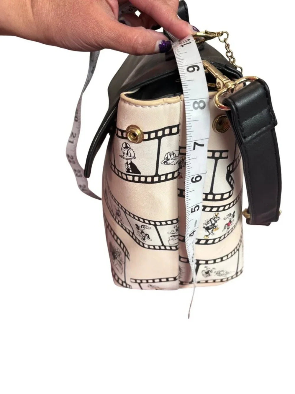 Disney Her Universe 100th Anniversary FilmStrip Satchel W/ Mickey Crossbody